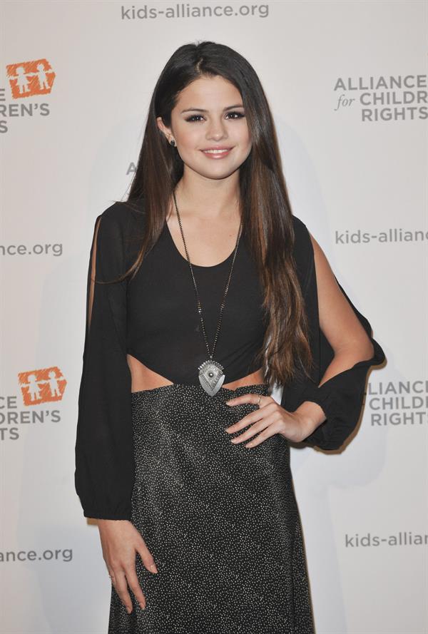 Selena Gomez Alliance for Children's Rights Dinner in Beverly Hills 3/7/13 
