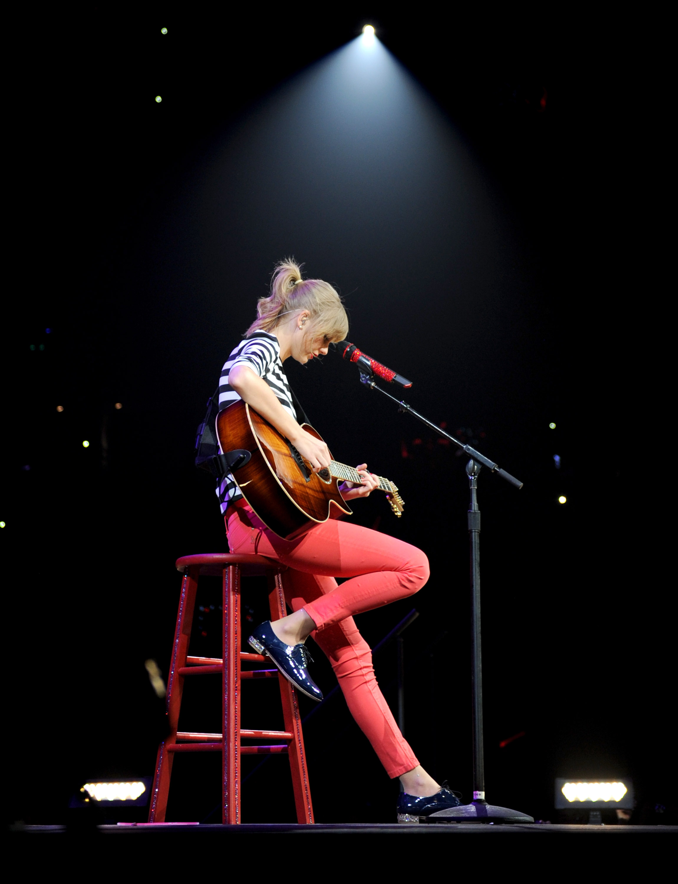 Taylor Swift In Concert at the Prudential Center in Newark, New Jersey on The RED Tour Mar. 27, 2013 