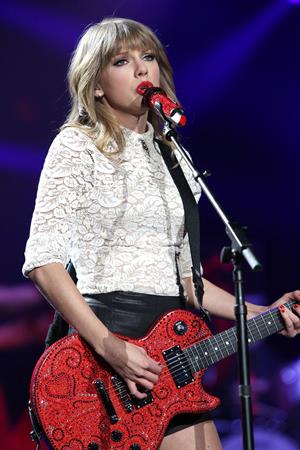 Taylor Swift In Concert at the Prudential Center in Newark, New Jersey on The RED Tour Mar. 27, 2013 