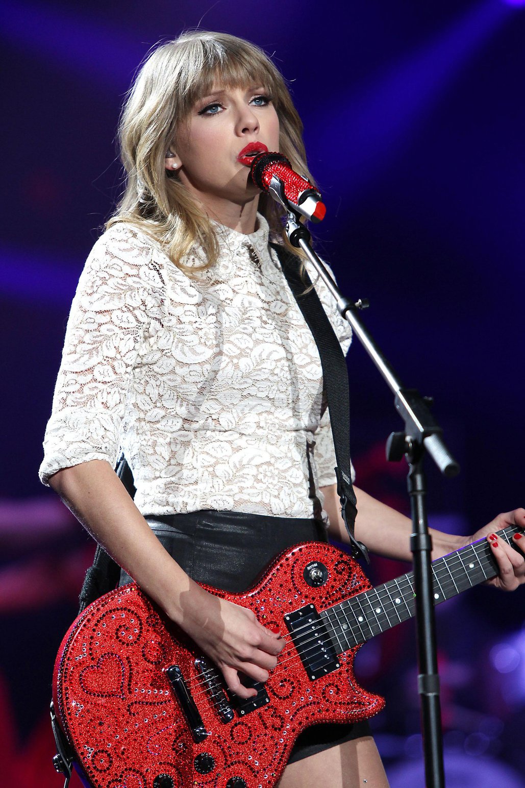 Taylor Swift In Concert at the Prudential Center in Newark, New Jersey on The RED Tour Mar. 27, 2013 