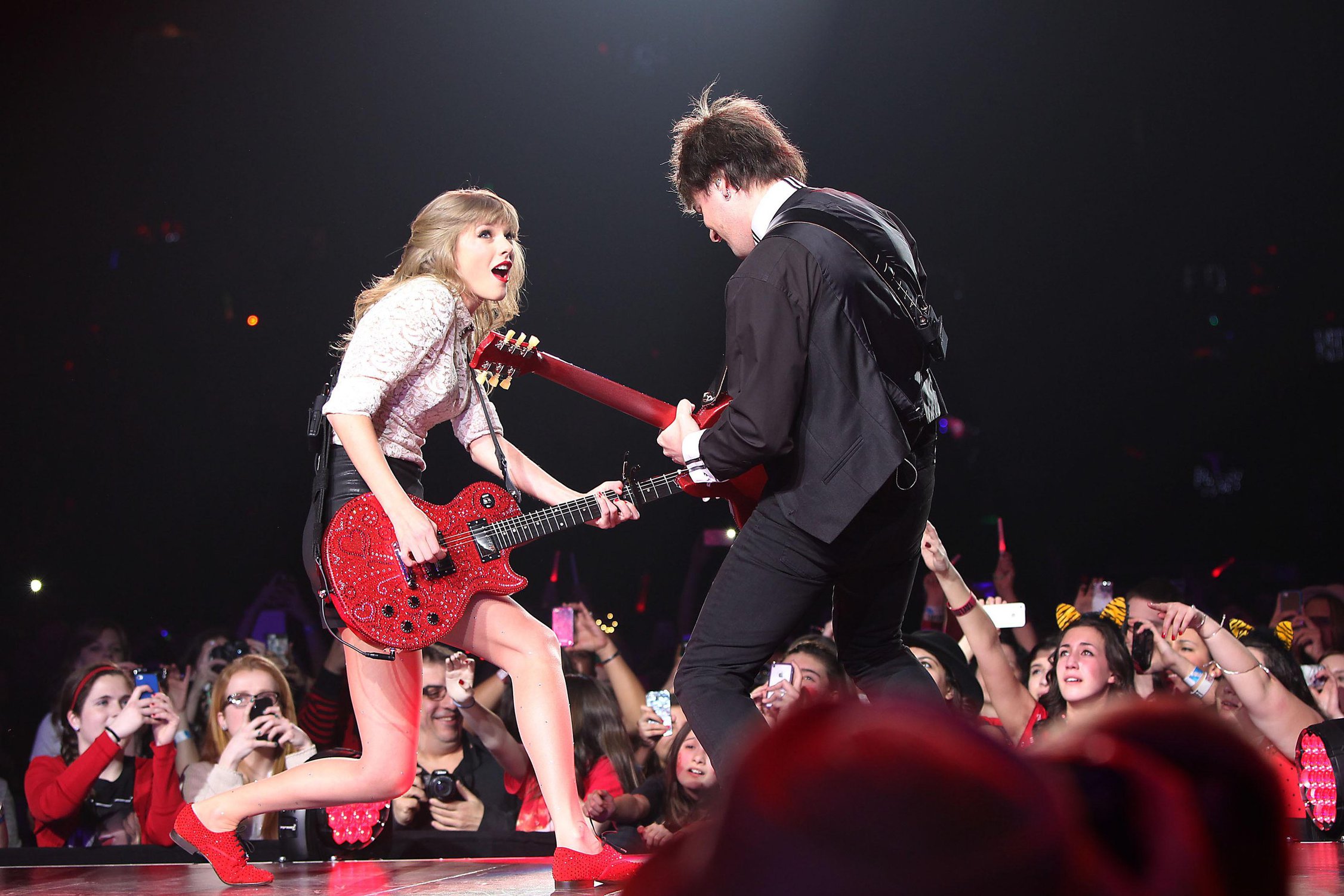 Taylor Swift In Concert at the Prudential Center in Newark, New Jersey on The RED Tour Mar. 27, 2013 