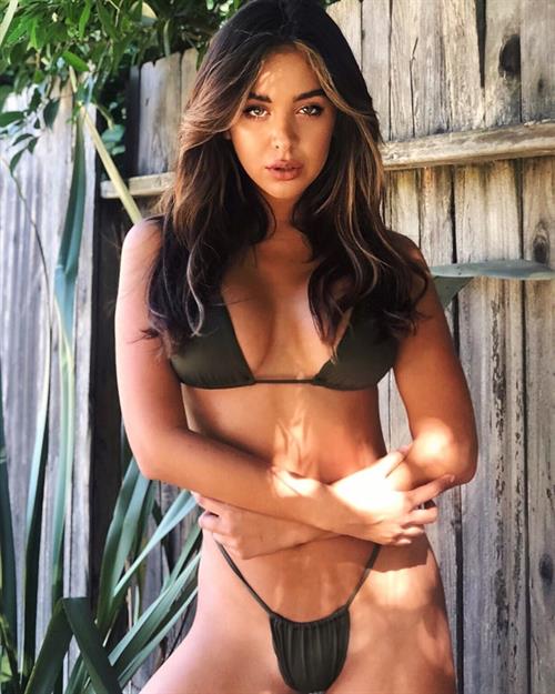 Nadia Mejia in a bikini