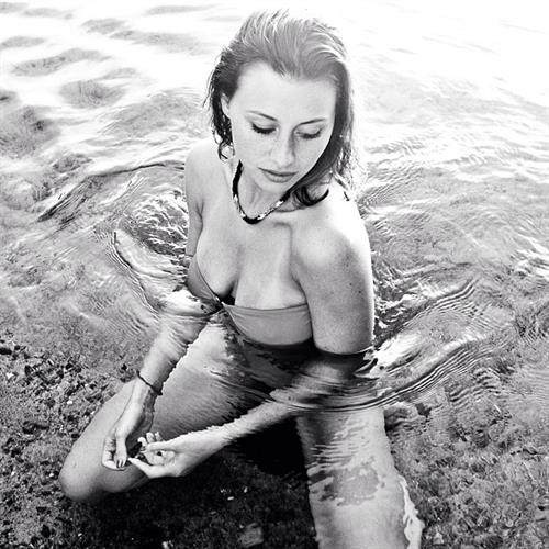 Aly Michalka in a bikini