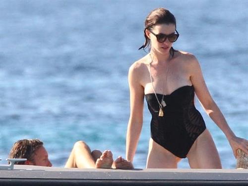 Anne Hathaway in a bikini