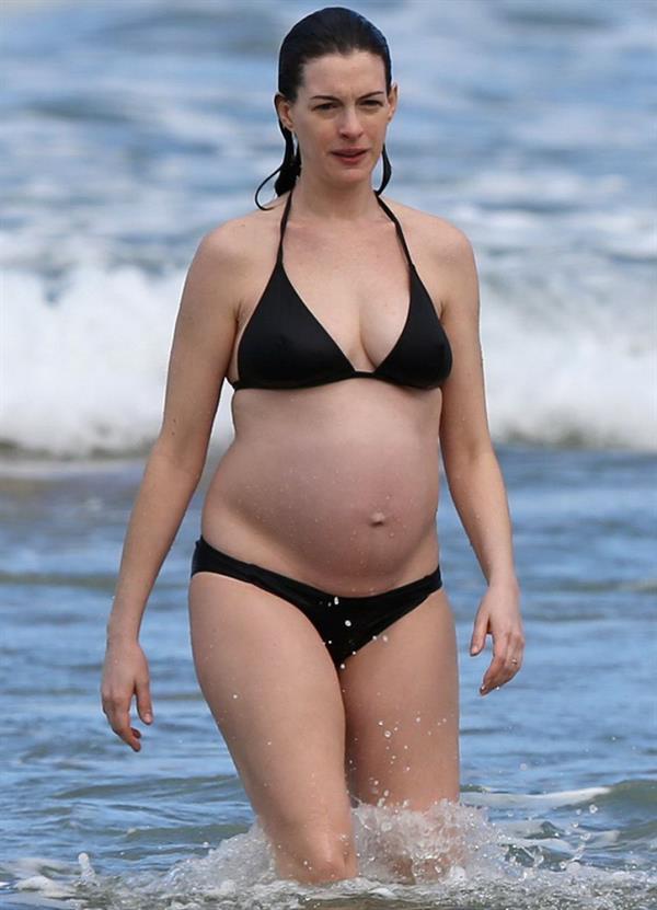 Anne Hathaway in a bikini