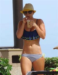 Kaley Cuoco in a bikini