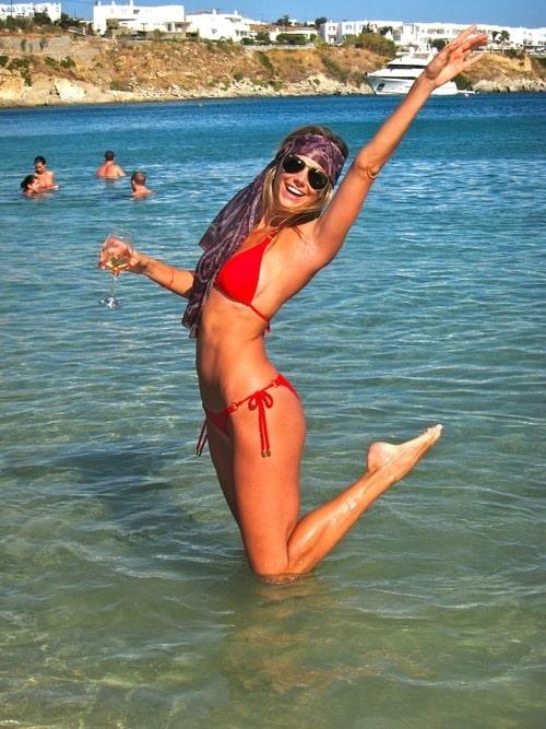 Stacy Keibler in a bikini