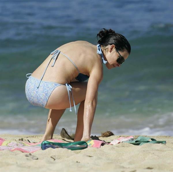 Evangeline Lilly in a bikini