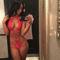 Bre Tiesi taking a selfie