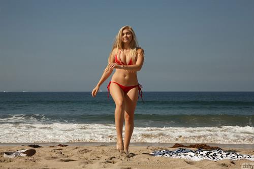 Kayla Linchek in Red