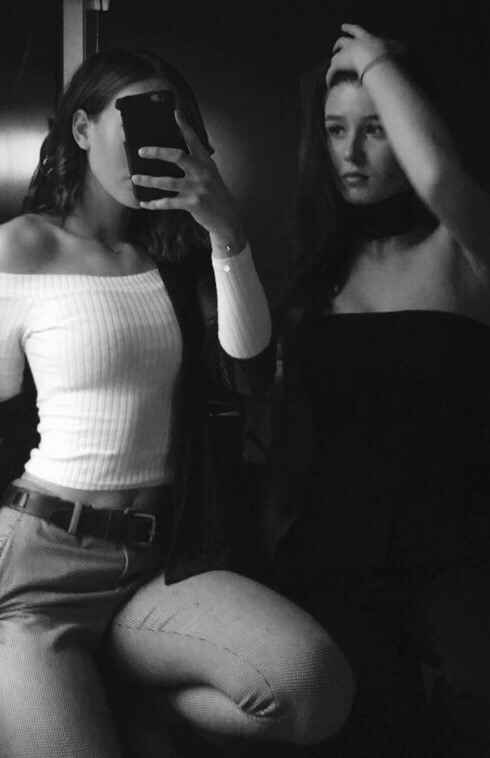 Anonymous taking a selfie