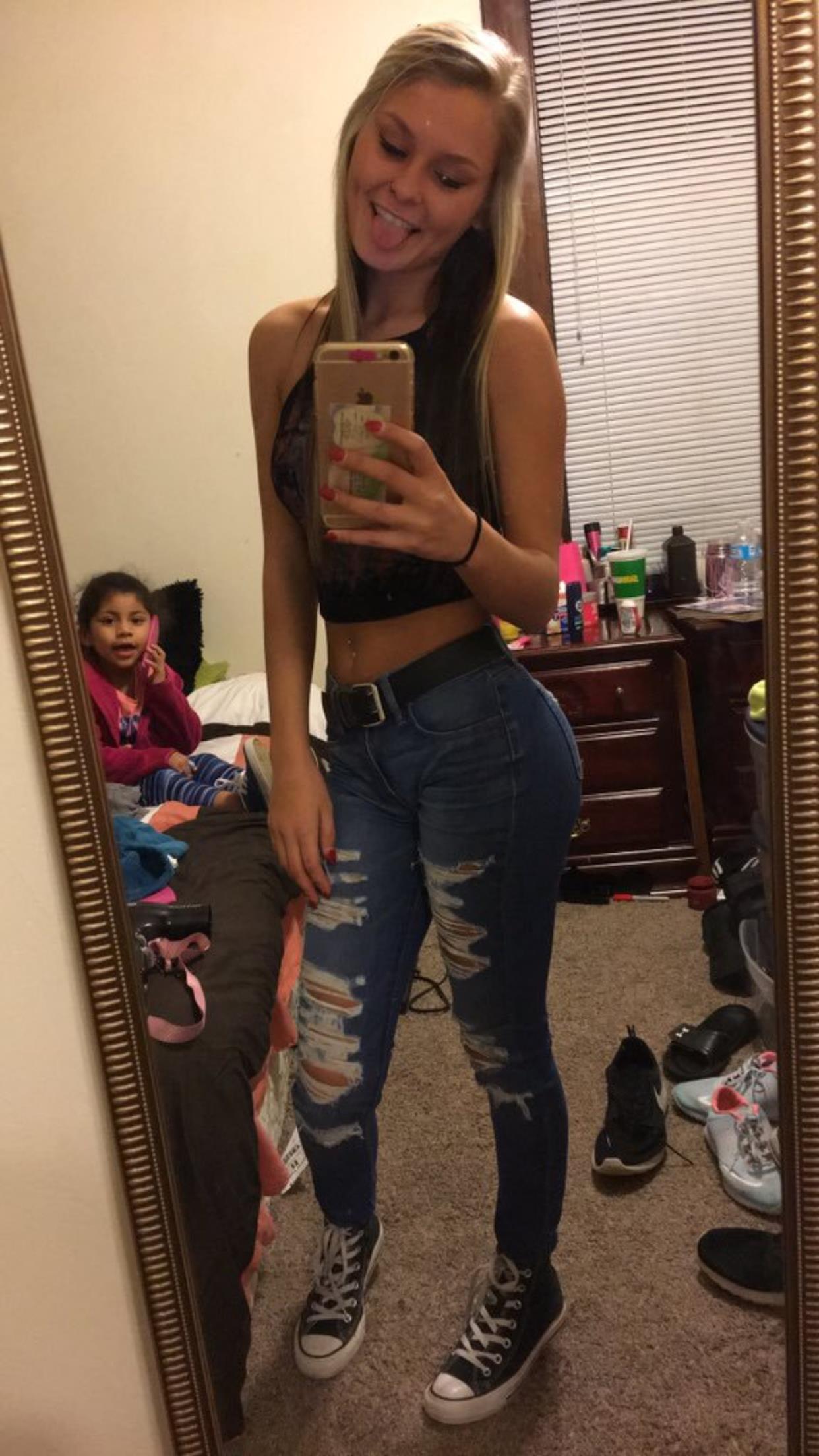 Anonymous taking a selfie