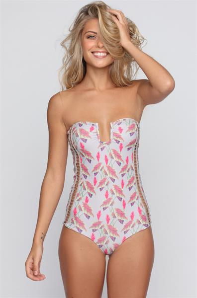 Danielle Knudson in a bikini