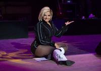 Bebe Rexha sexy on stage.









