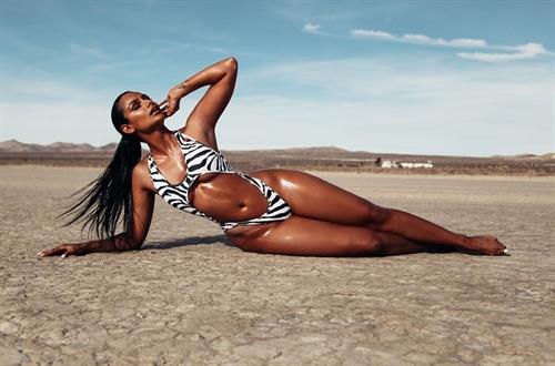 Nazanin Mandi in a bikini