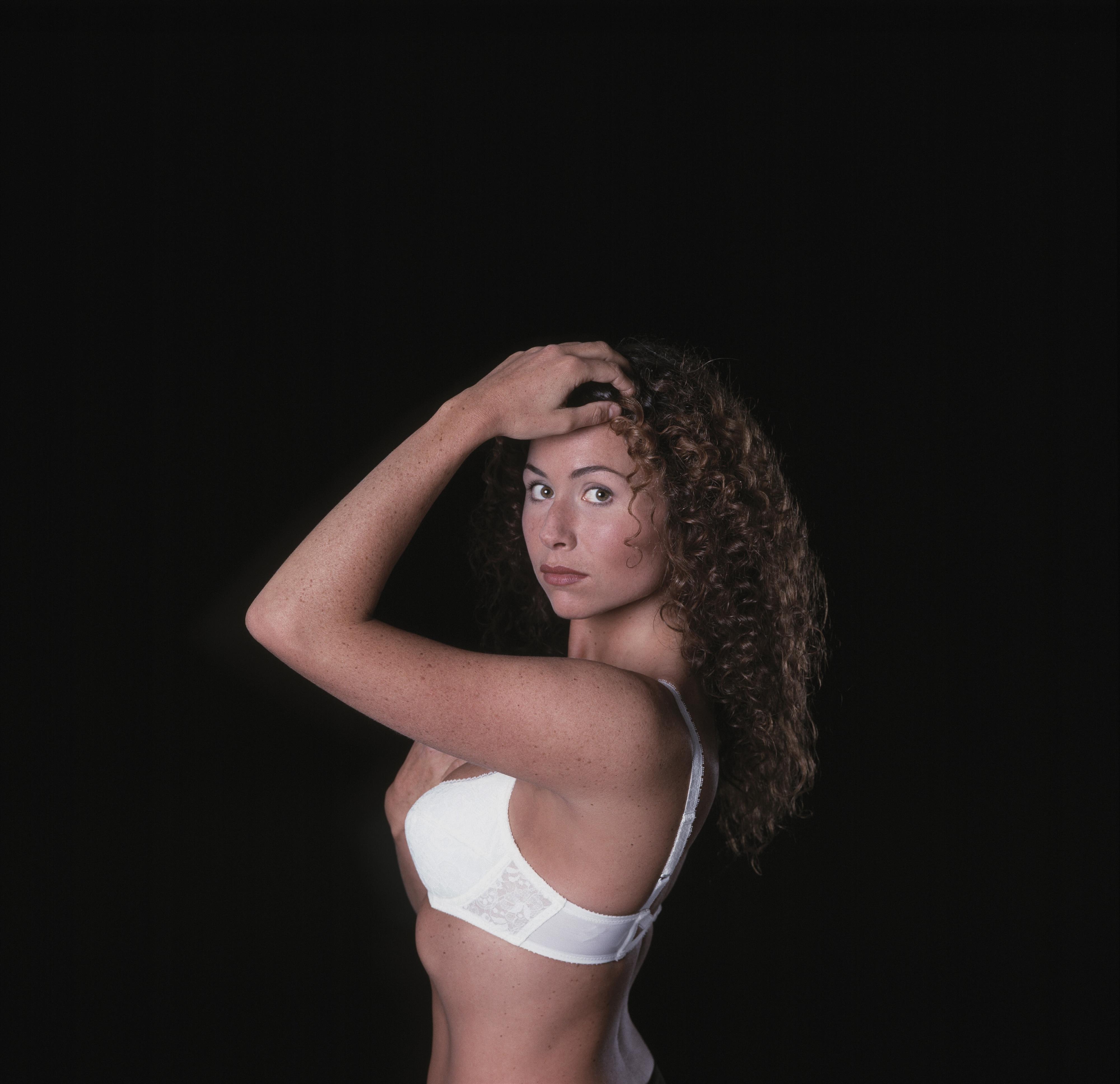 Minnie Driver in lingerie