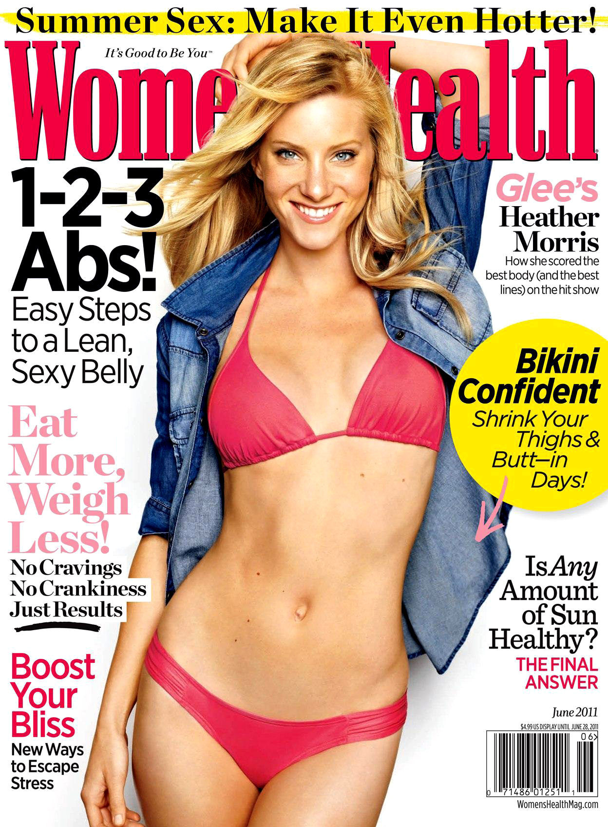 Heather Morris in a bikini