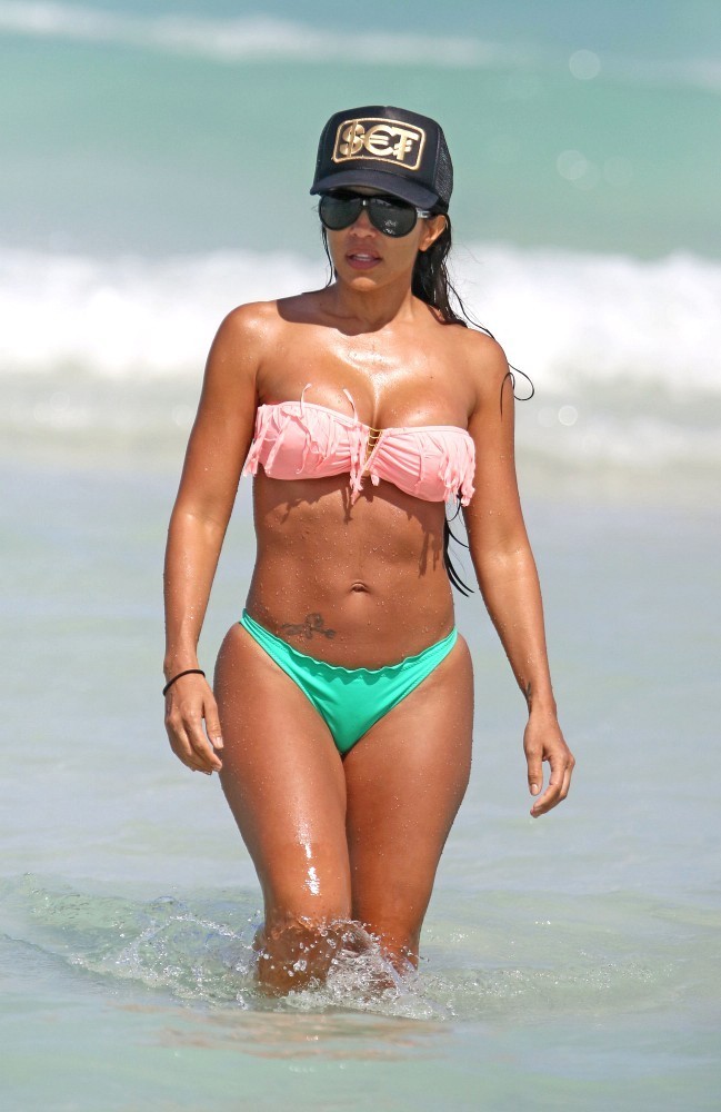 Vida Guerra in a bikini