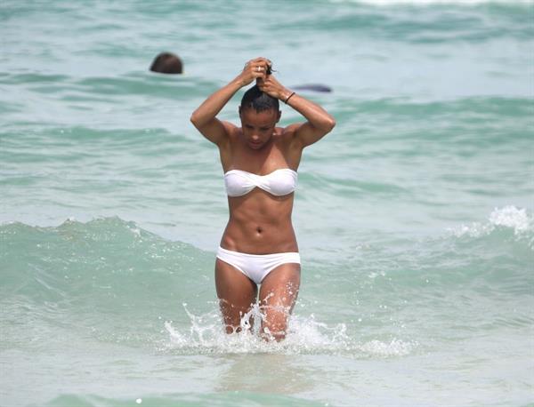 Melody Thornton in a bikini