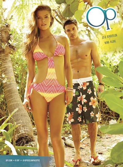 Nina Agdal in a bikini