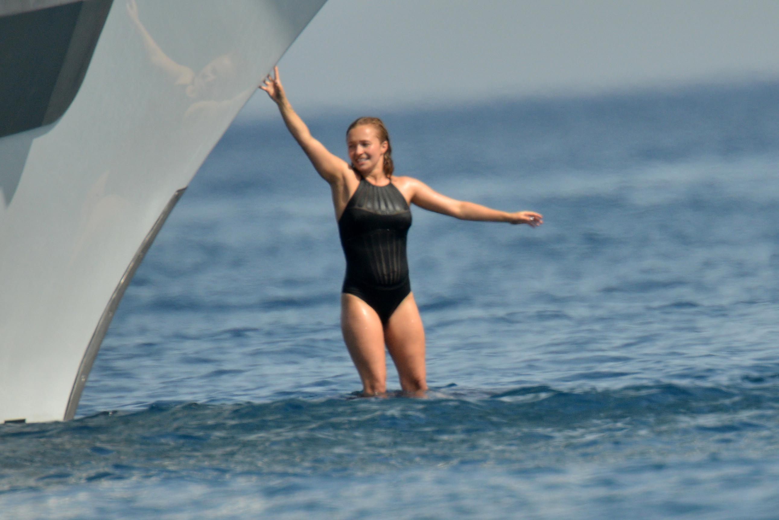 Hayden Panettiere in a bikini