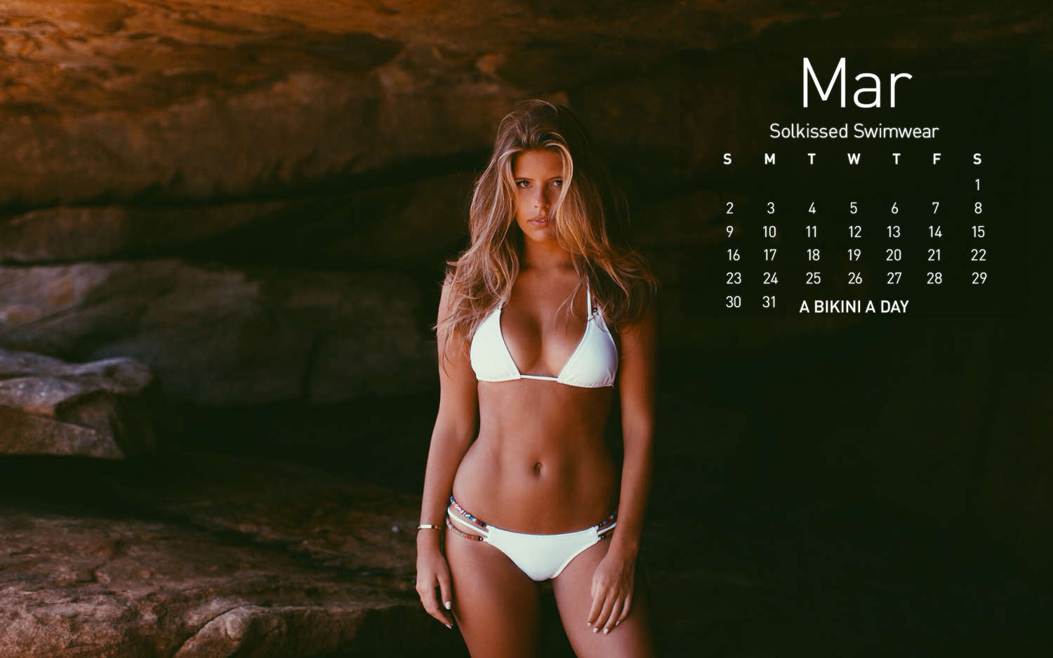 Natasha Oakley in a bikini