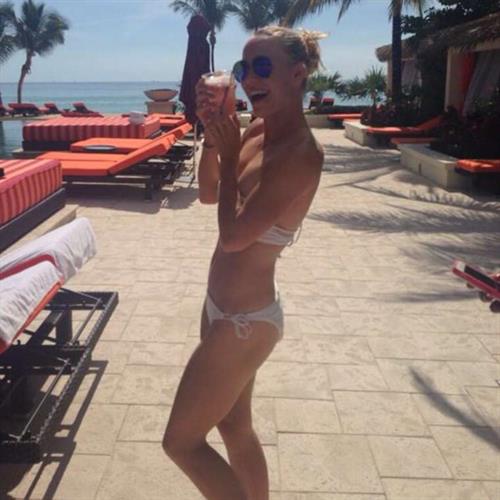 Caroline Wozniacki in a bikini