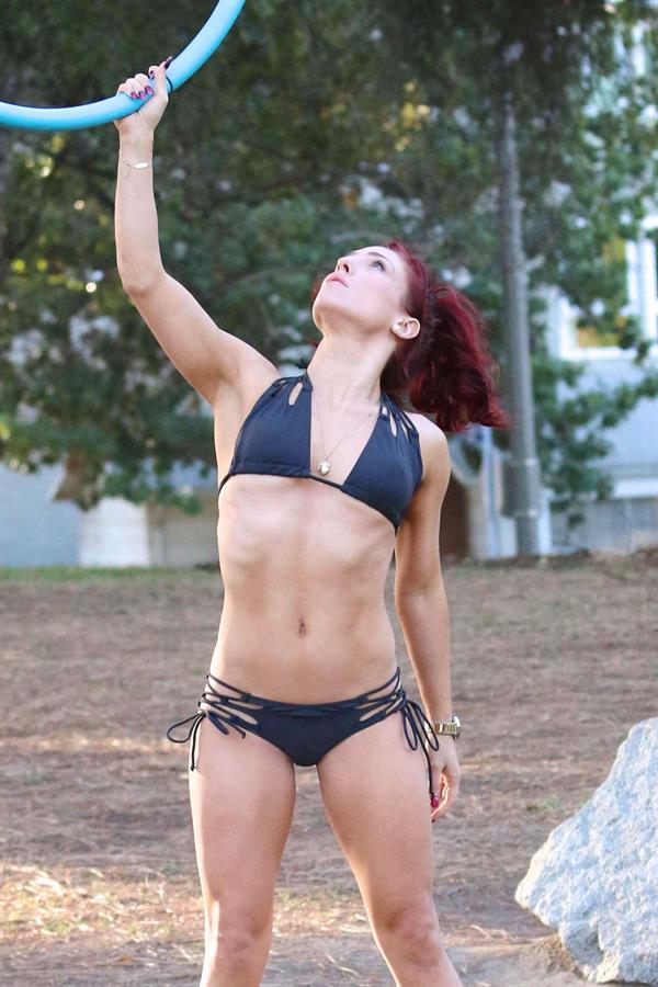 Sharna Burgess in a bikini