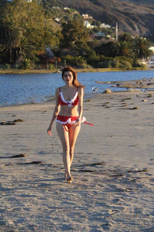 Blanca Blanco in a bikini