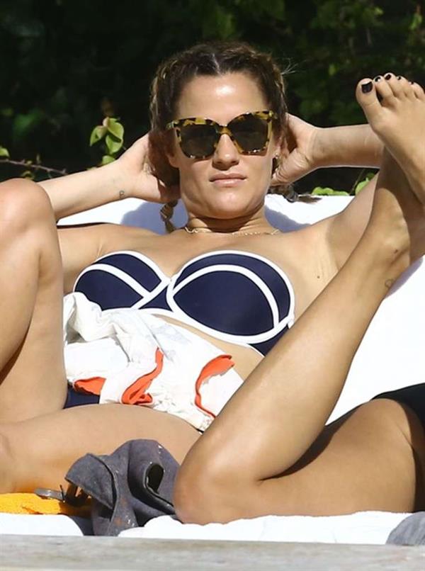 Caroline Flack in a bikini