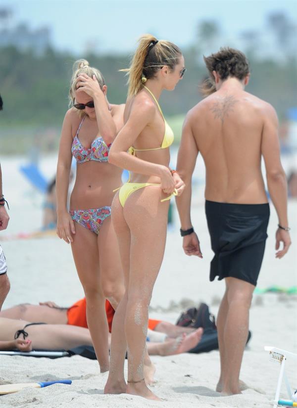 Candice Swanepoel in a bikini - ass