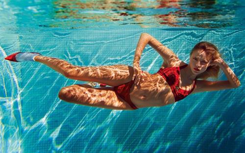 Natasha Poly in a bikini