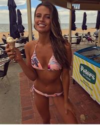 Tess Homann in a bikini