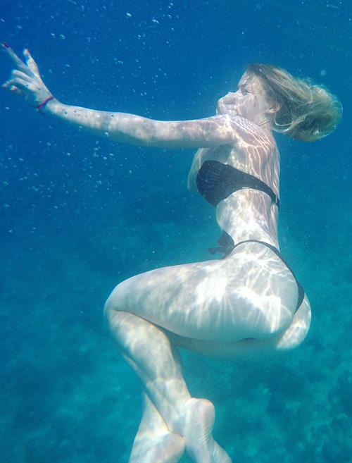 Irine Meier in a bikini - ass