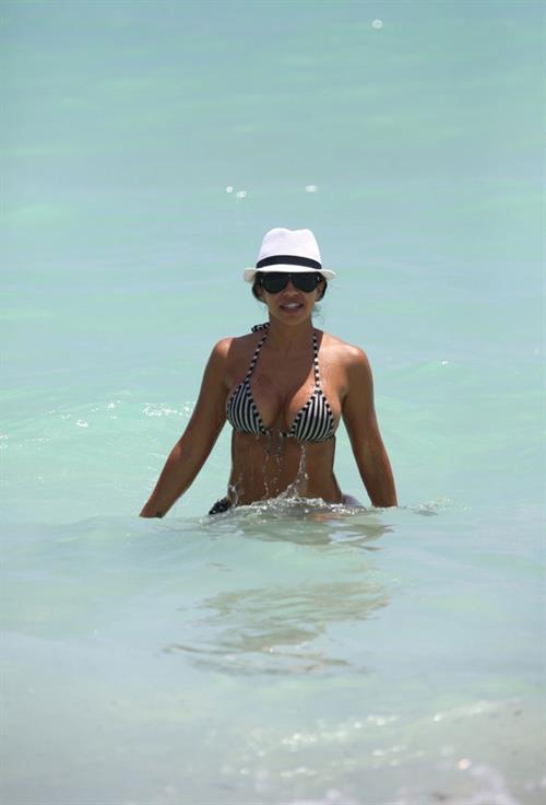 Vida Guerra in a bikini