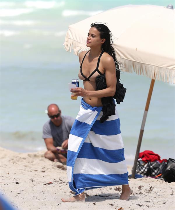 Michelle Rodriguez in a bikini