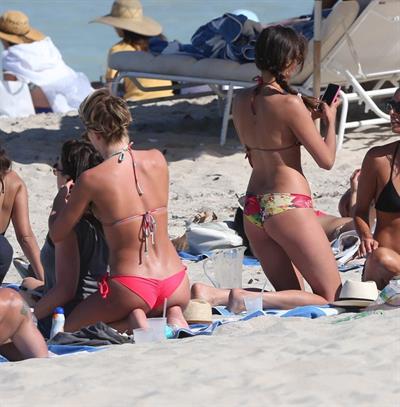 Nina Dobrev in a bikini