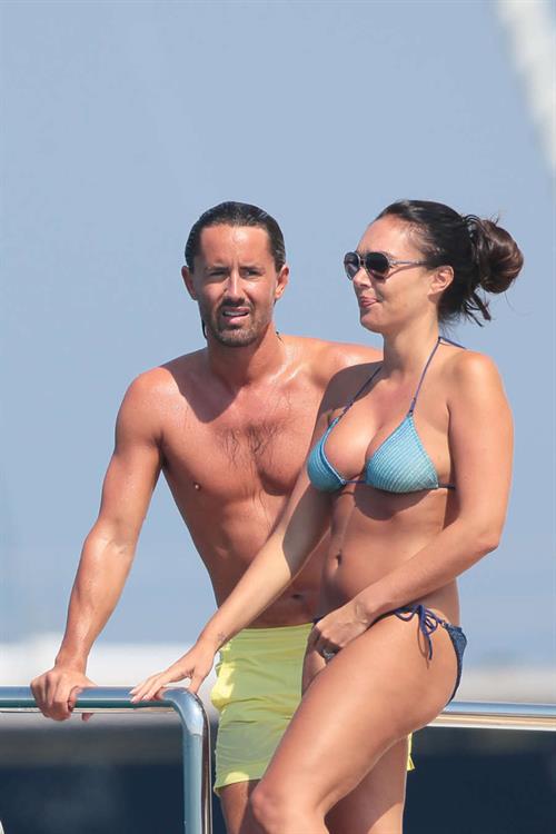 Tamara Ecclestone in a bikini