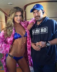 Nina Agdal in a bikini