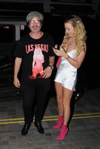 Georgia Harrison upskirt flashing her panties seen by paparazzi getting out of a car in a short dress.

















