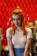 Wanda Ablee Flashing her Tits