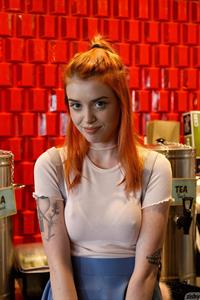 Wanda Ablee Flashing her Tits