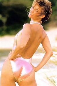 Christie Brinkley in a bikini - ass