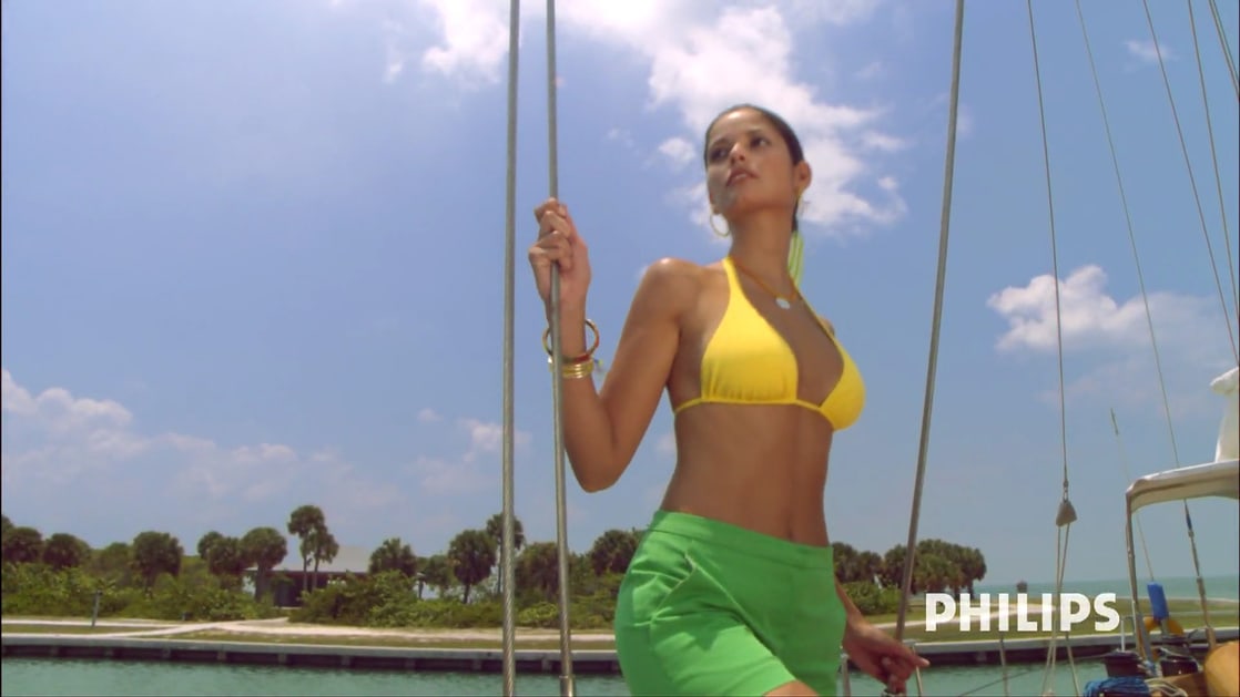 Carla Ossa in a bikini