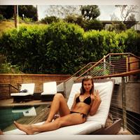 Rachel Cook in a bikini