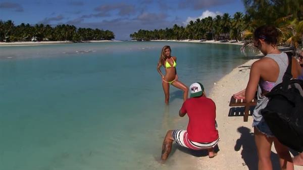 Nina Agdal in a bikini