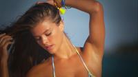 Nina Agdal in a bikini