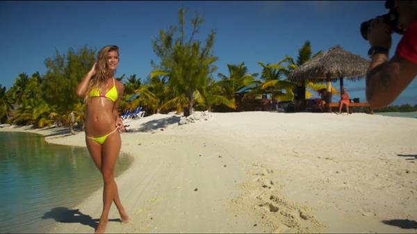 Nina Agdal in a bikini