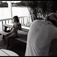 Nina Agdal in a bikini