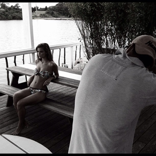 Nina Agdal in a bikini